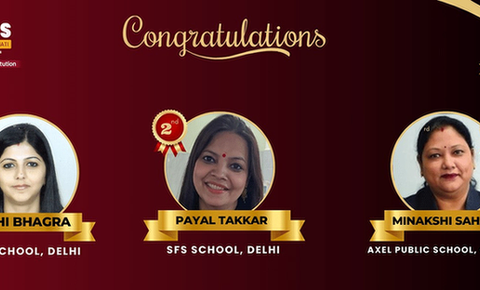 Best teacher award winner!