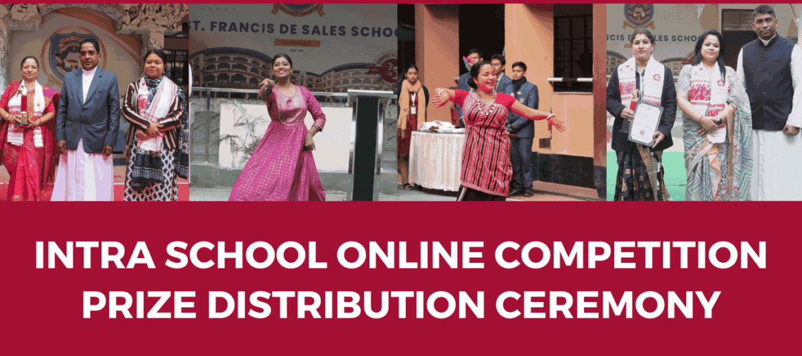 Prize distribution ceremony for the sfs intra school online competition