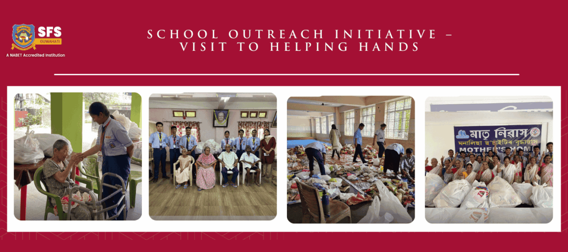 School outreach initiative – visit to helping hands