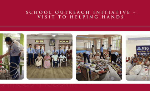 School outreach initiative – visit to helping hands